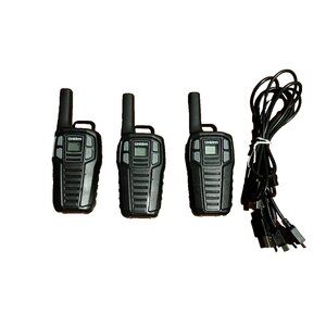 Uniden SX167-3CH 16-mile 2-way FRS/GMRS Radios, 3 units, New NiMH batteries